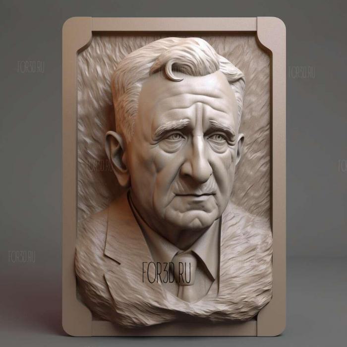 Spencer Tracy 4 stl model for CNC